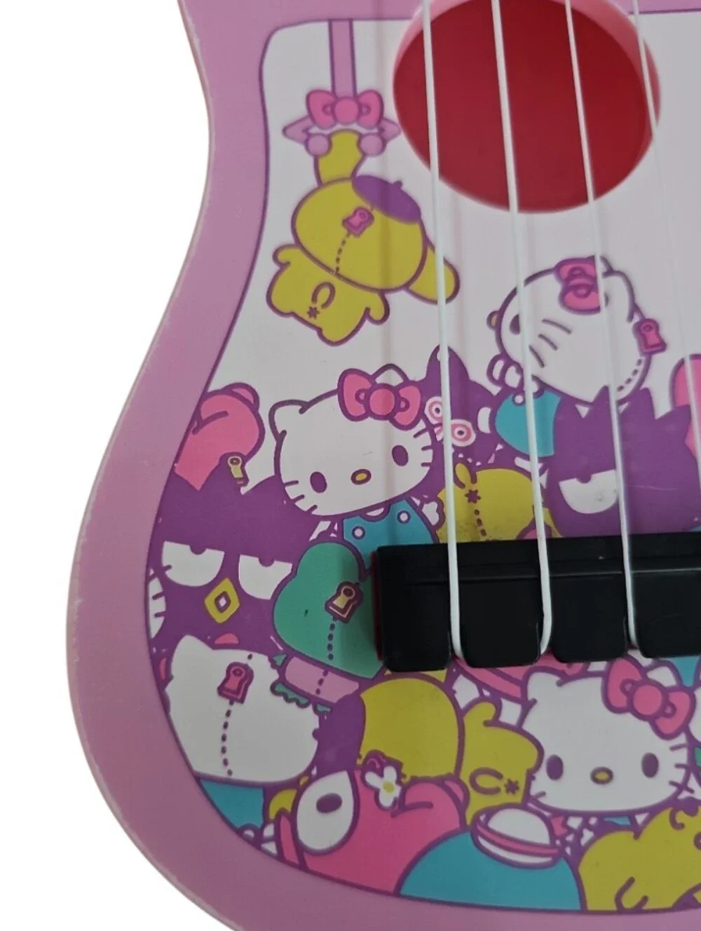 Sanrio Hello Kitty&Friends Play Ukulele Guitar First Act Tunable Pink Toy Music